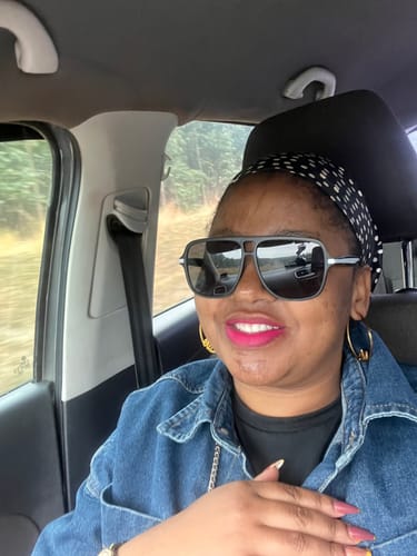 Customer photo review of Gold Precious Era Logo Hoops