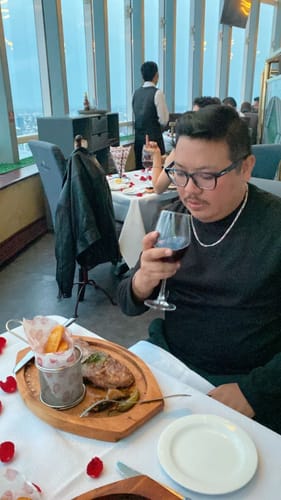 Customer photo review of Cena Romántica