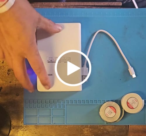 Customer video review of NIIMBOT N1 0.5 Inch Thermal Transfer Portable Bluetooth Label Maker