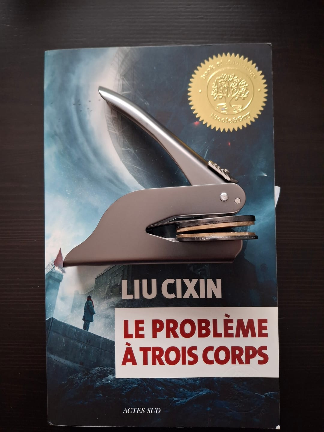 Customer photo review of Custom Book Embosser