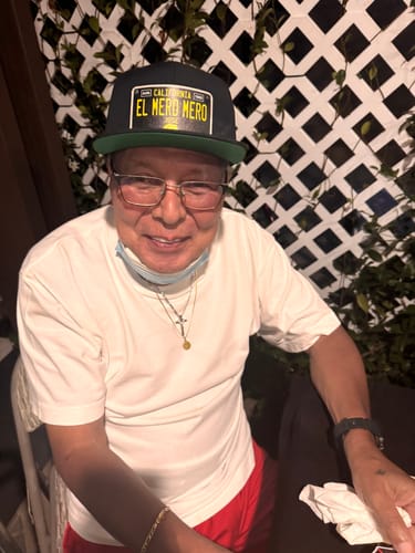 Customer photo review of California 60's Plate Hat