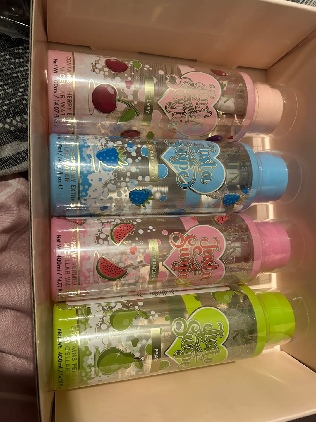 Recenzie foto de client pentru Just A Swipe Micelar Water - Triple Clean Trio
