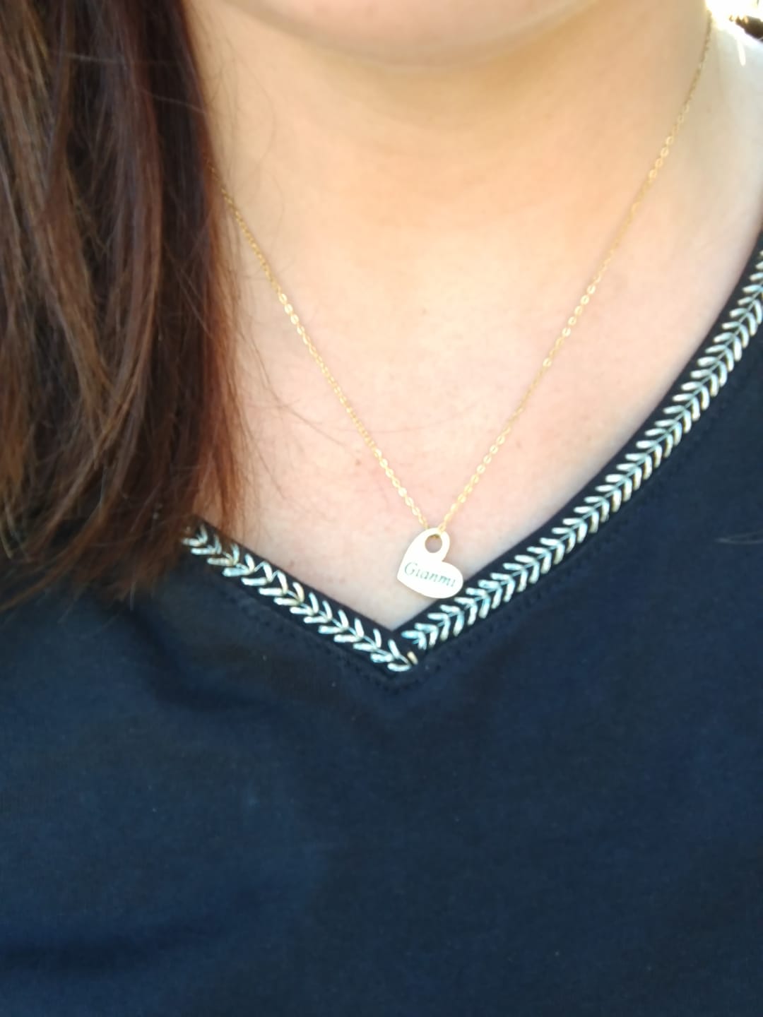Customer photo review of Collana con cuori - Amori della Mamma