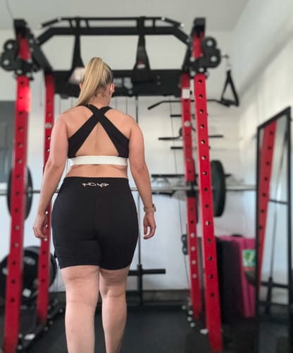 Customer photo review of BOLD Criss-Cross Sports Bra
