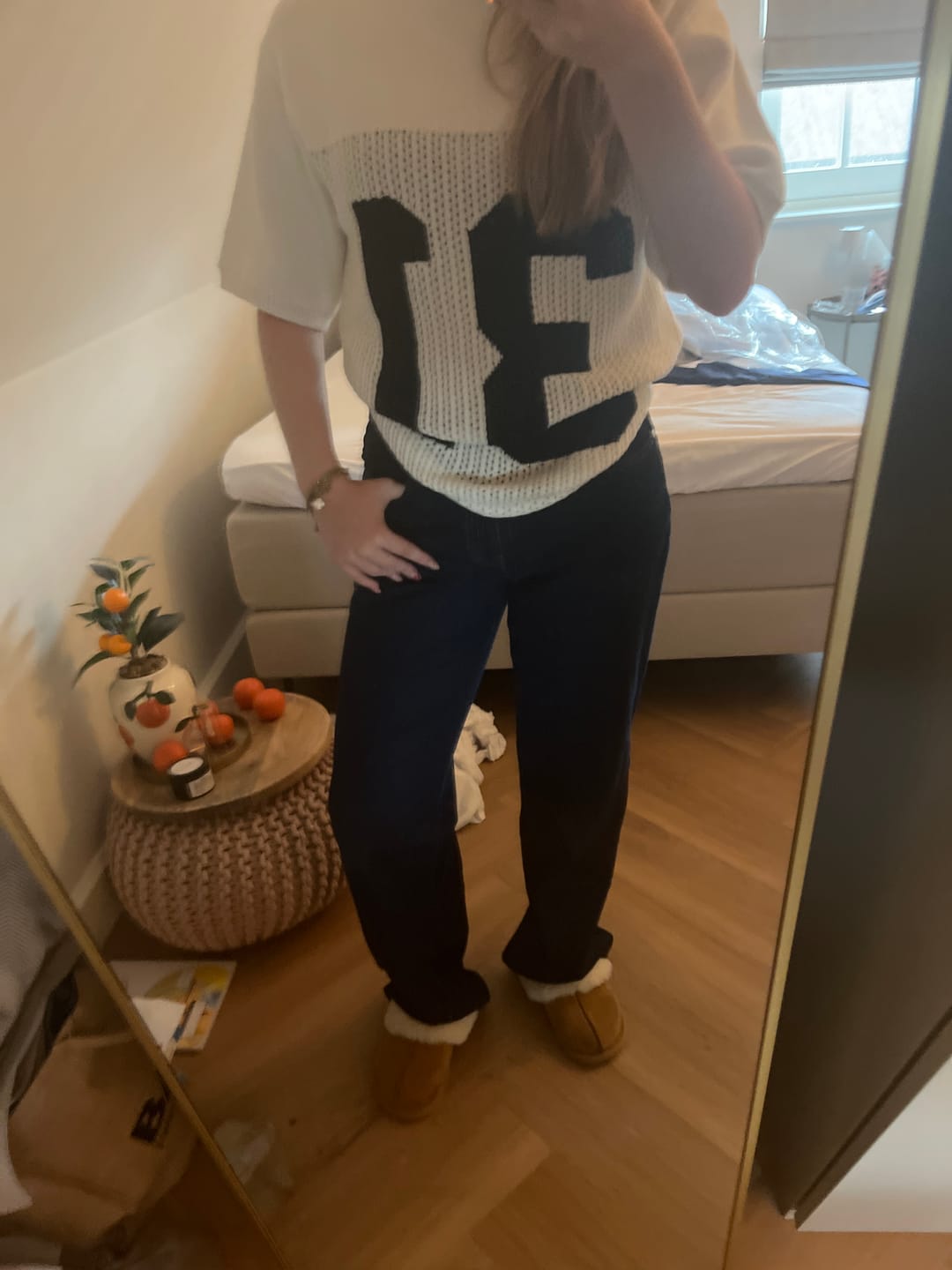 Recenzja zdjęciowa klienta dotycząca dżinsów LOGO STITCH INDIGO