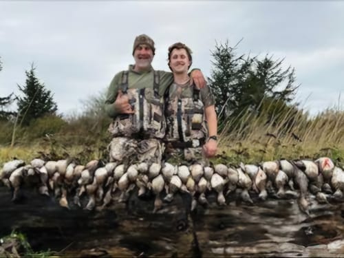 Customer photo review of TideWe DeepWade Hunting Waders for Men - Breathable Bootfoot Waders