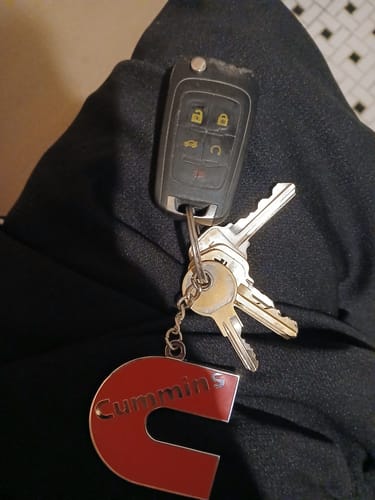 Customer photo review of CUMMINS KEYCHAIN