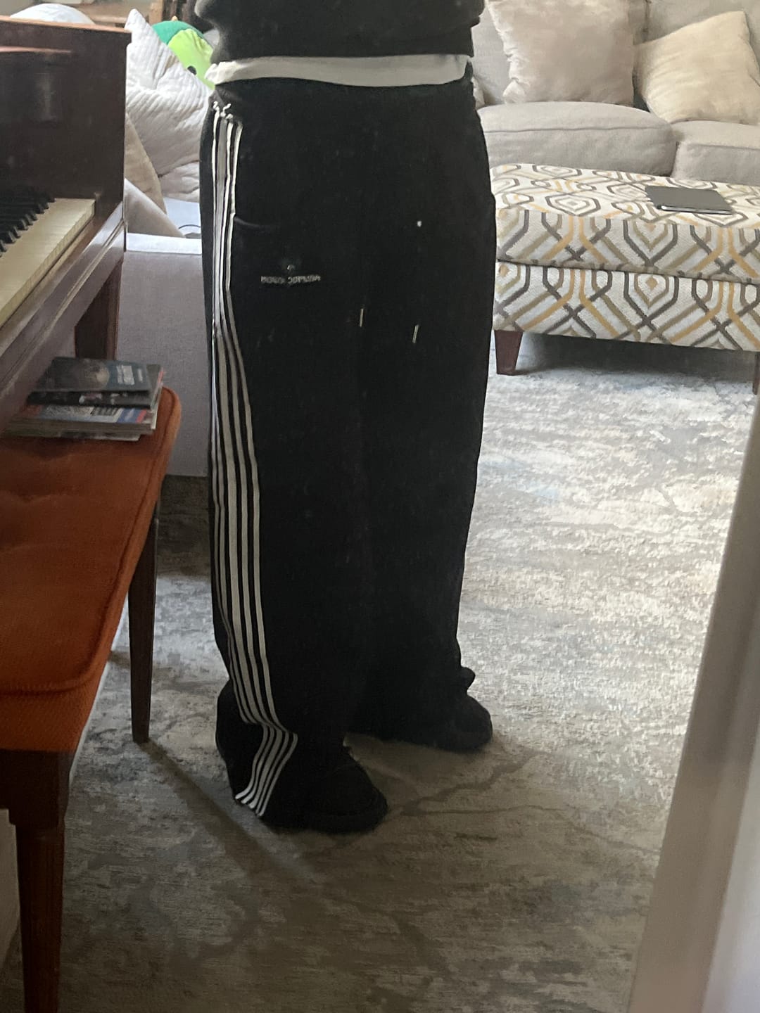 Customer photo review of Aelfric Eden Double Waist Baggy Sweatpants