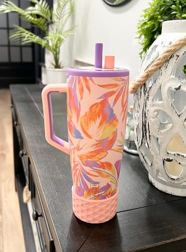 Customer photo review of SxS Peach Waffle Tumbler Boot -Fall fits 20-40oz