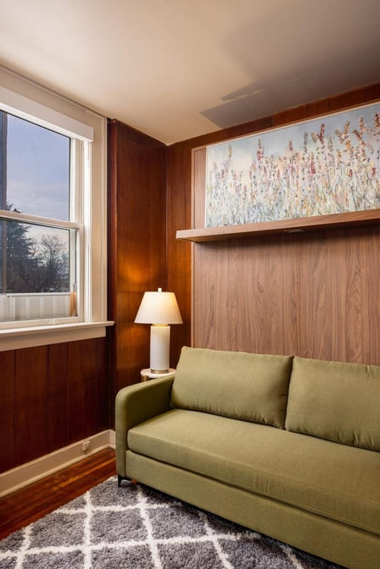 Customer photo review of Huddle Wall Bed with Shelf