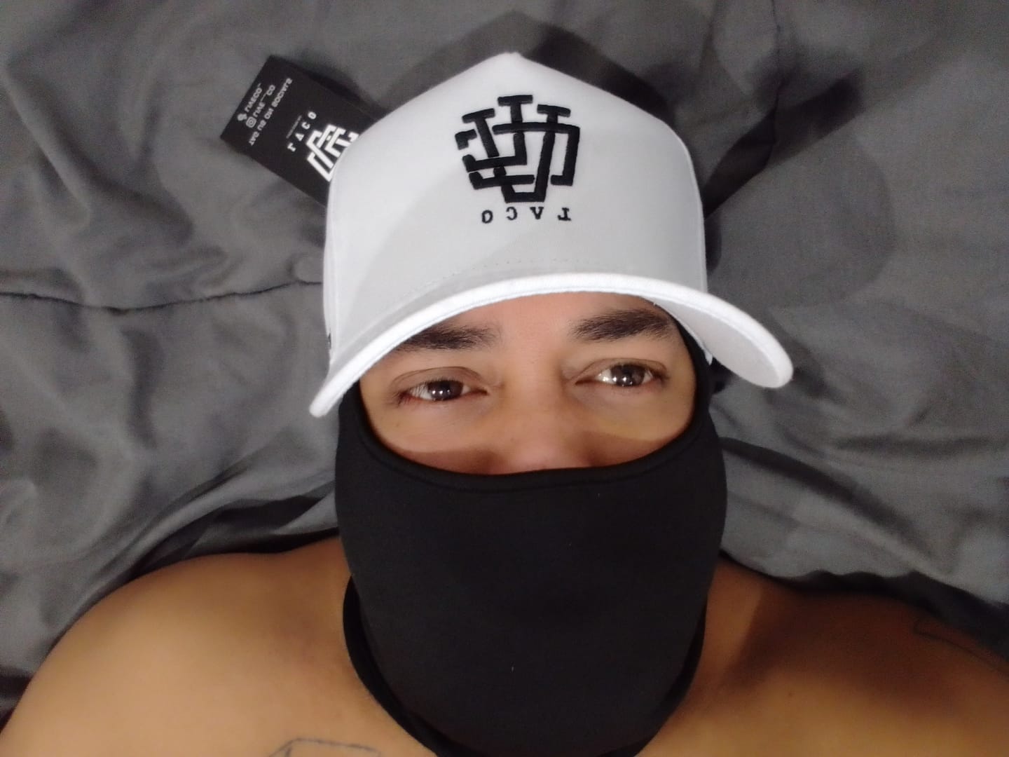 Customer photo review of LVCO "White" A-Frame Snapback