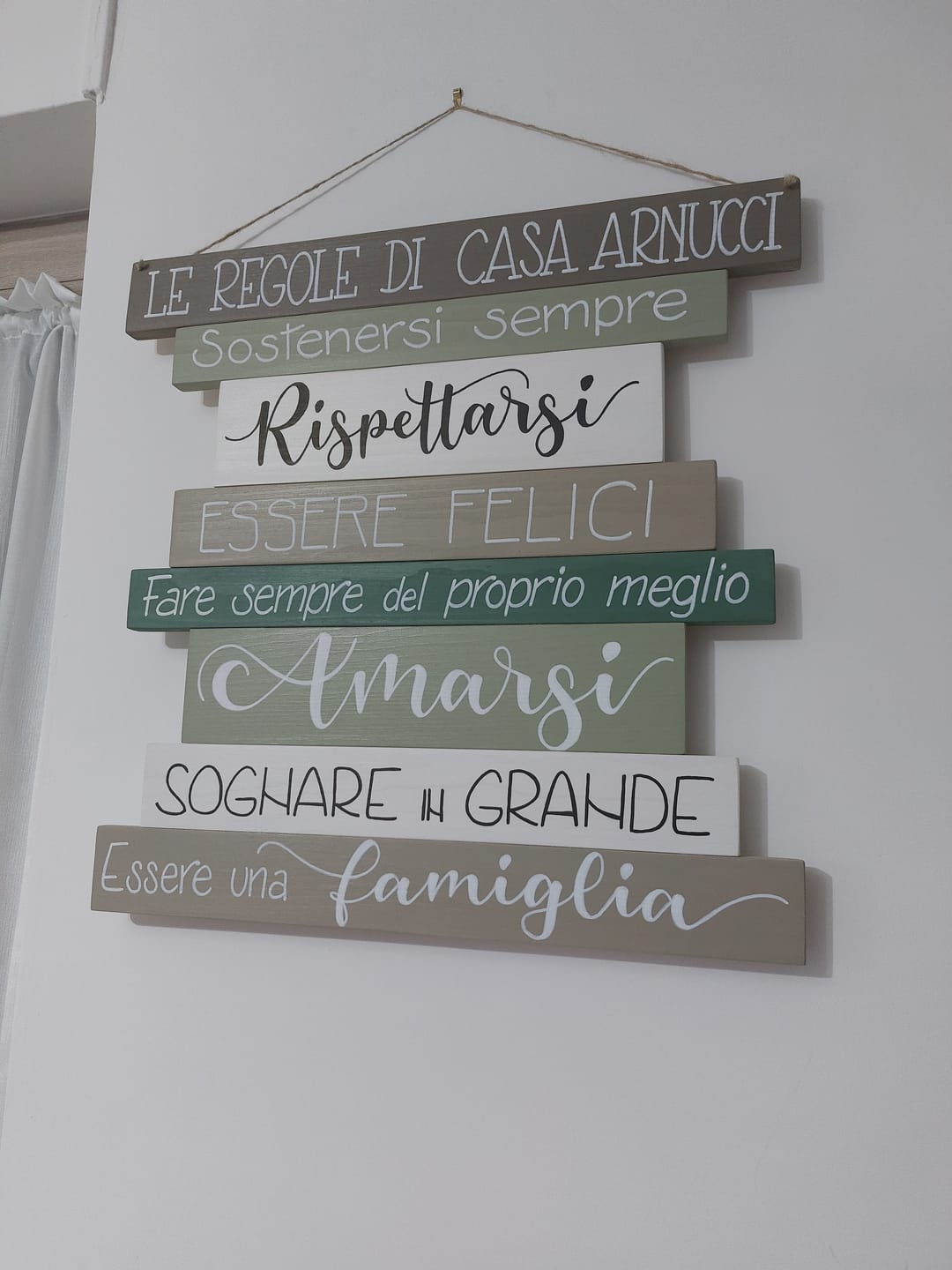 Customer photo review of Regole di Casa - Noce Petrolio