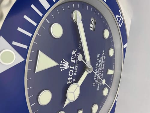 Customer photo review of Submariner Wall Clock - Bright Blue