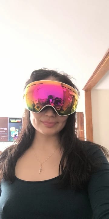 Customer photo review of Skixpert Pro Ski Goggles