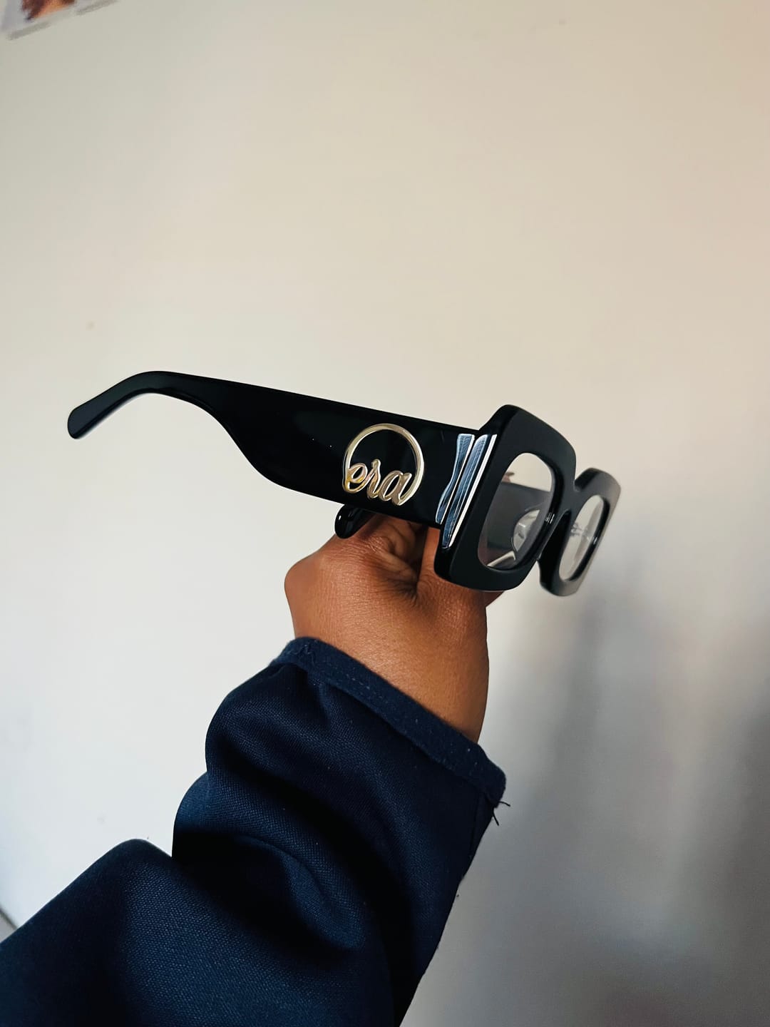 Customer photo review of Era Clear Lens Empire Sunglasses