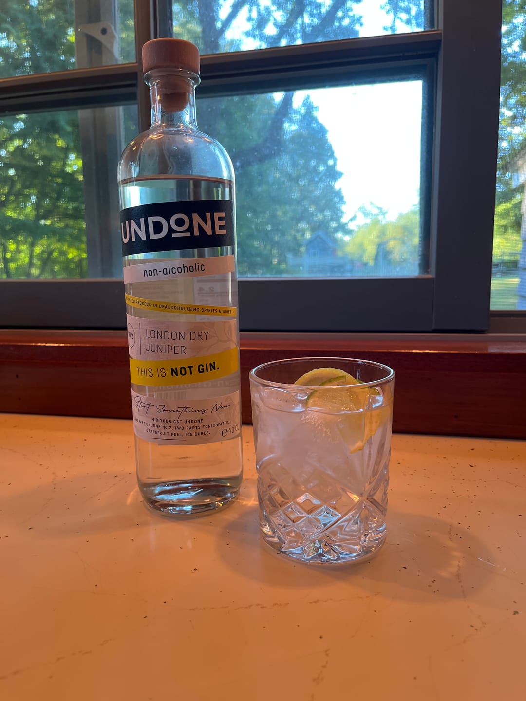 Customer photo review of UNDONE No. 2 LONDON DRY JUNIPER NOT GIN