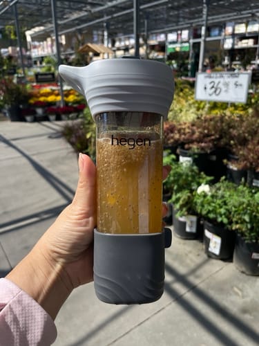 Customer photo review of Hegen PCTO™ 450ml/15oz Lifestyle Bottle PPSU Slate Grey with Loop and Boot