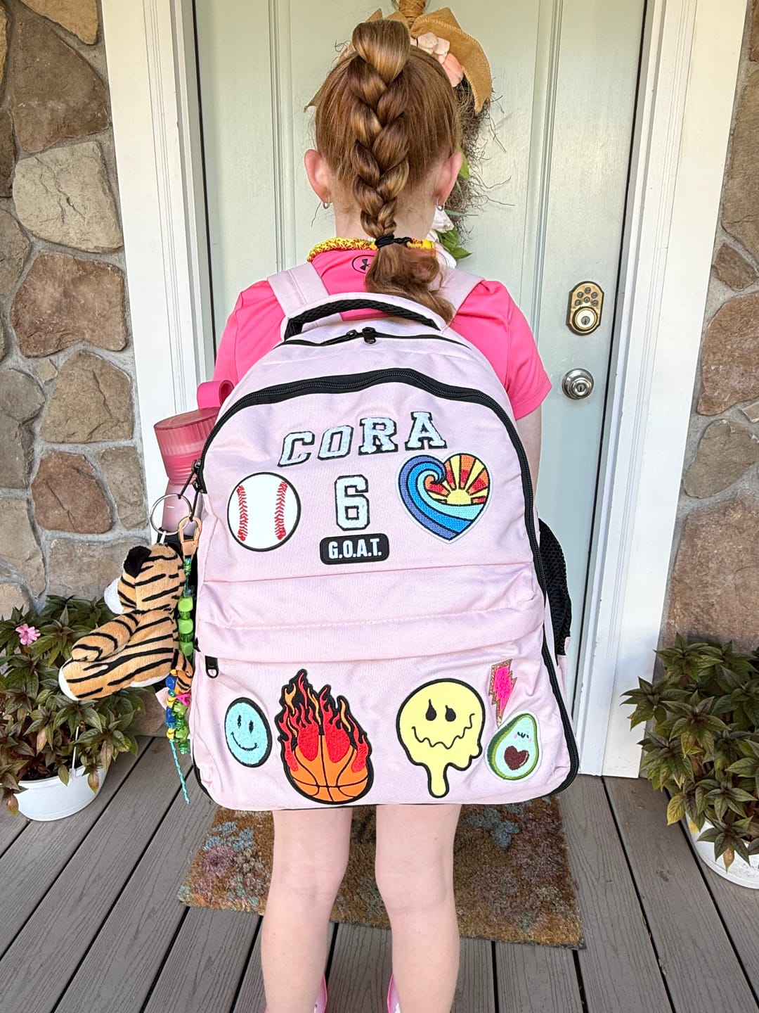 Customer photo review of Recycled Backpack