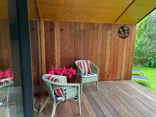 Customer photo review of Personalised Pohutukawa Fantail Décor