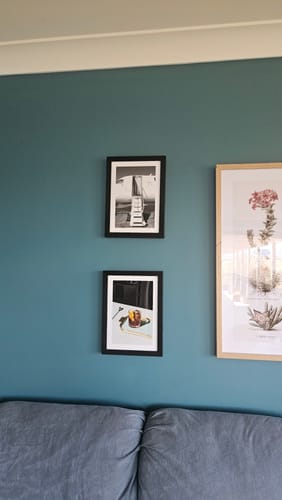 Customer photo review of Now Boarding Art Print