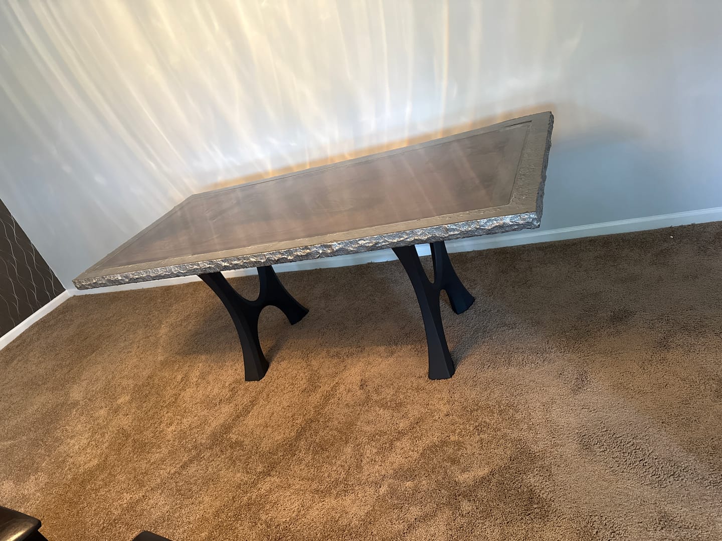 Customer photo review of Table Legs 405 Haru 28H Metal Dining Furniture Legs