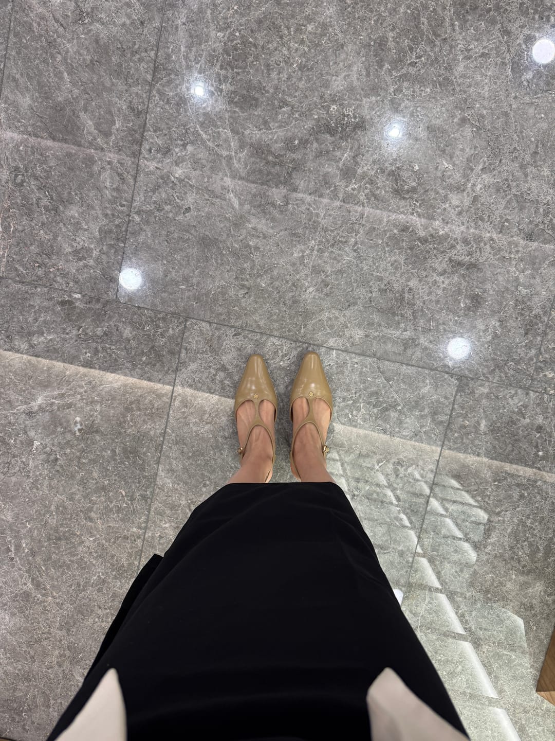 Customer photo review of L'opéra 𓆟 Pointed-Toe Ankle-Strap Slingback