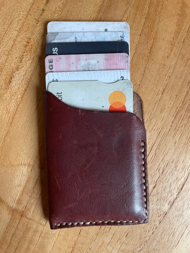 Customer photo review of Korthållare i äkta läder