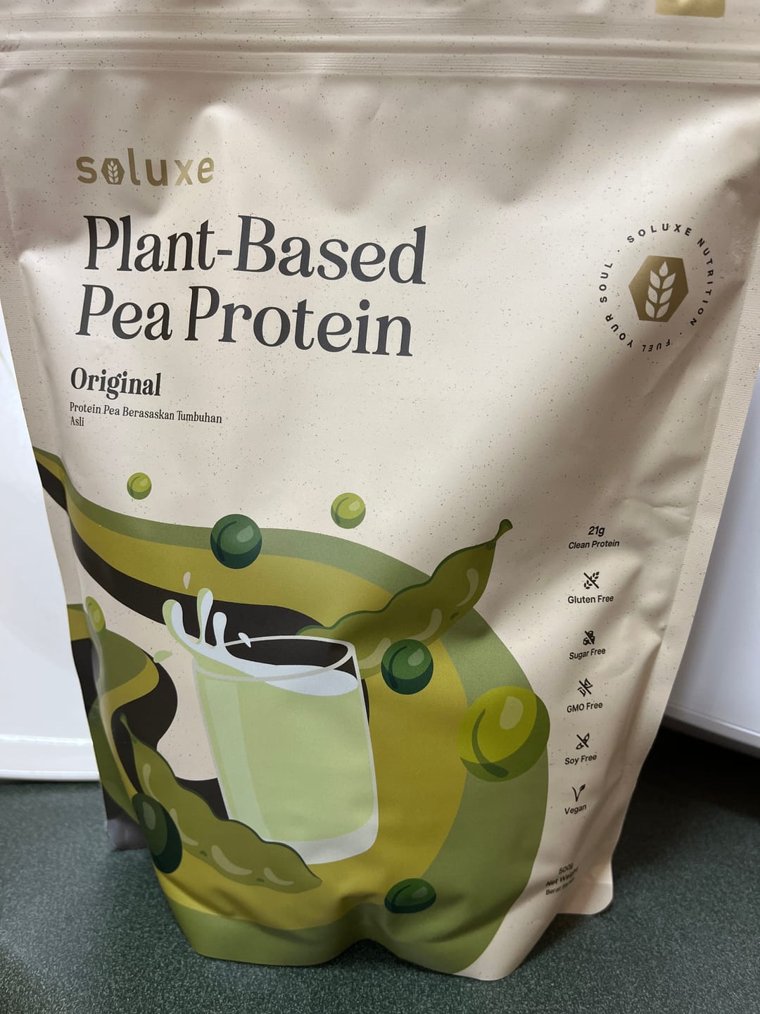 Customer photo review of Original Pea Protein Isolate - Unflavoured