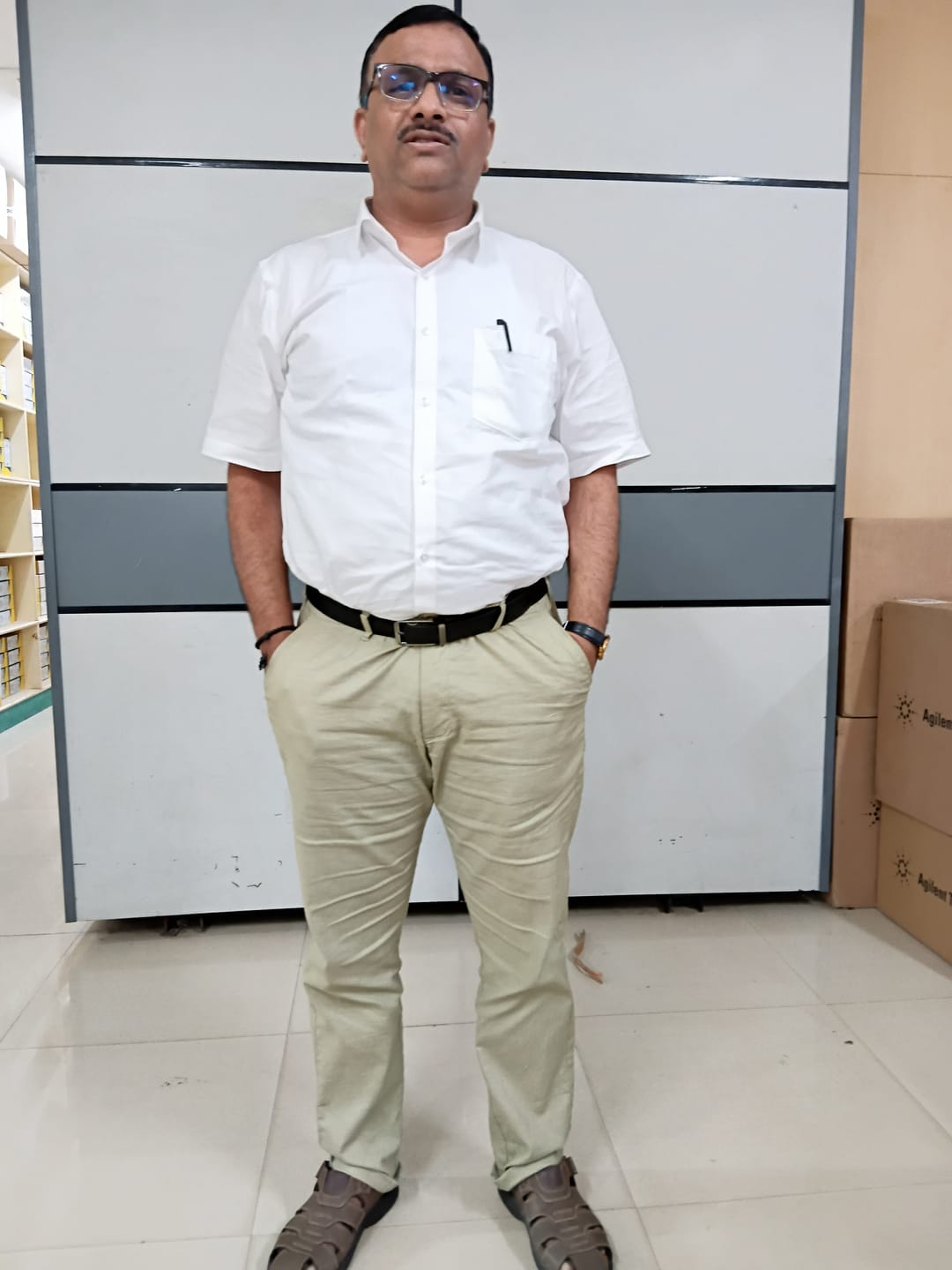 Customer photo review of Delight + Kansas - White Shirt with Light Green Trouser Combo For Men | Uathayam