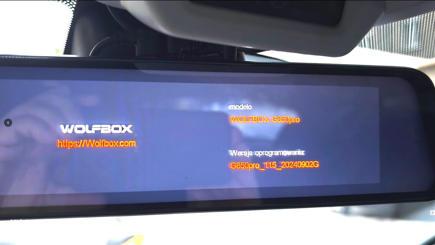 Customer photo review of WOLFBOX OEM Bracket for Mirror Dash cam