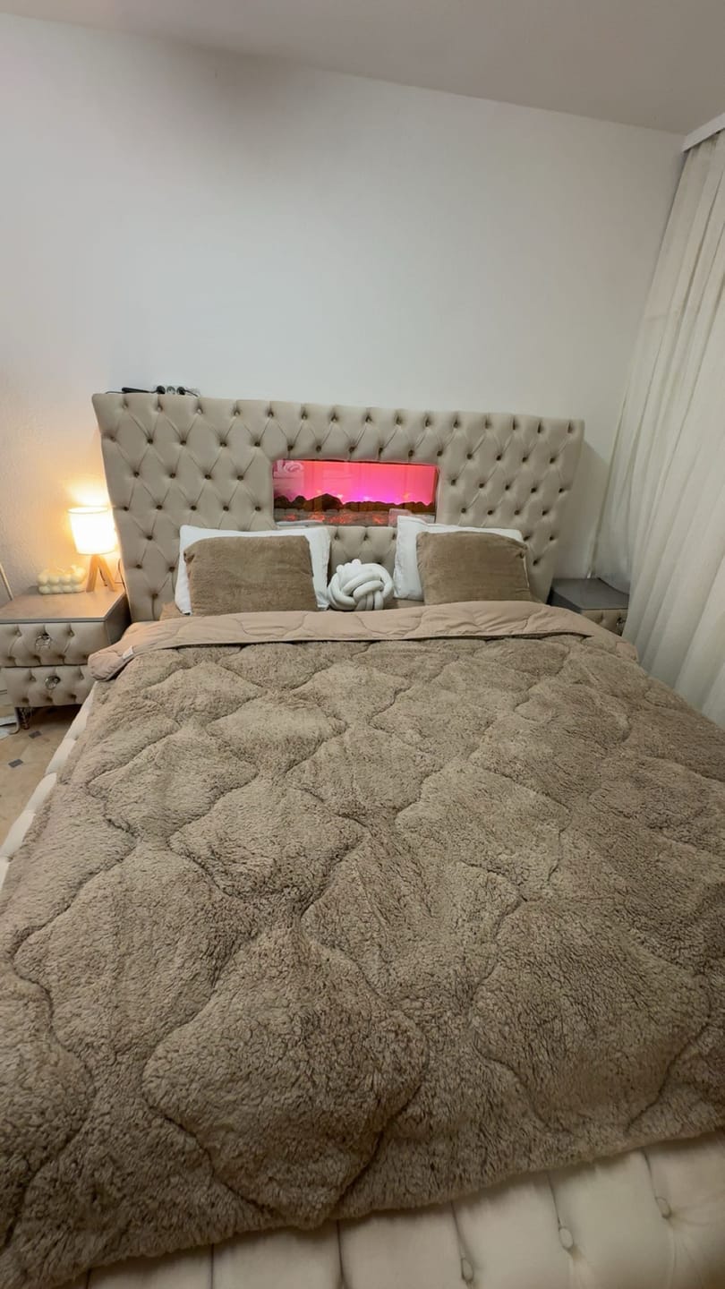 Customer photo review of Dekbed Zonder Overtrek Teddy™ Taupe