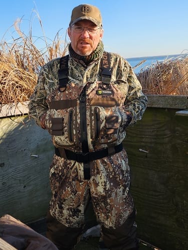 Customer photo review of FLASH SALE DeepWade Zipped Duck Waterfowl Hunting Breathable Chest Waders