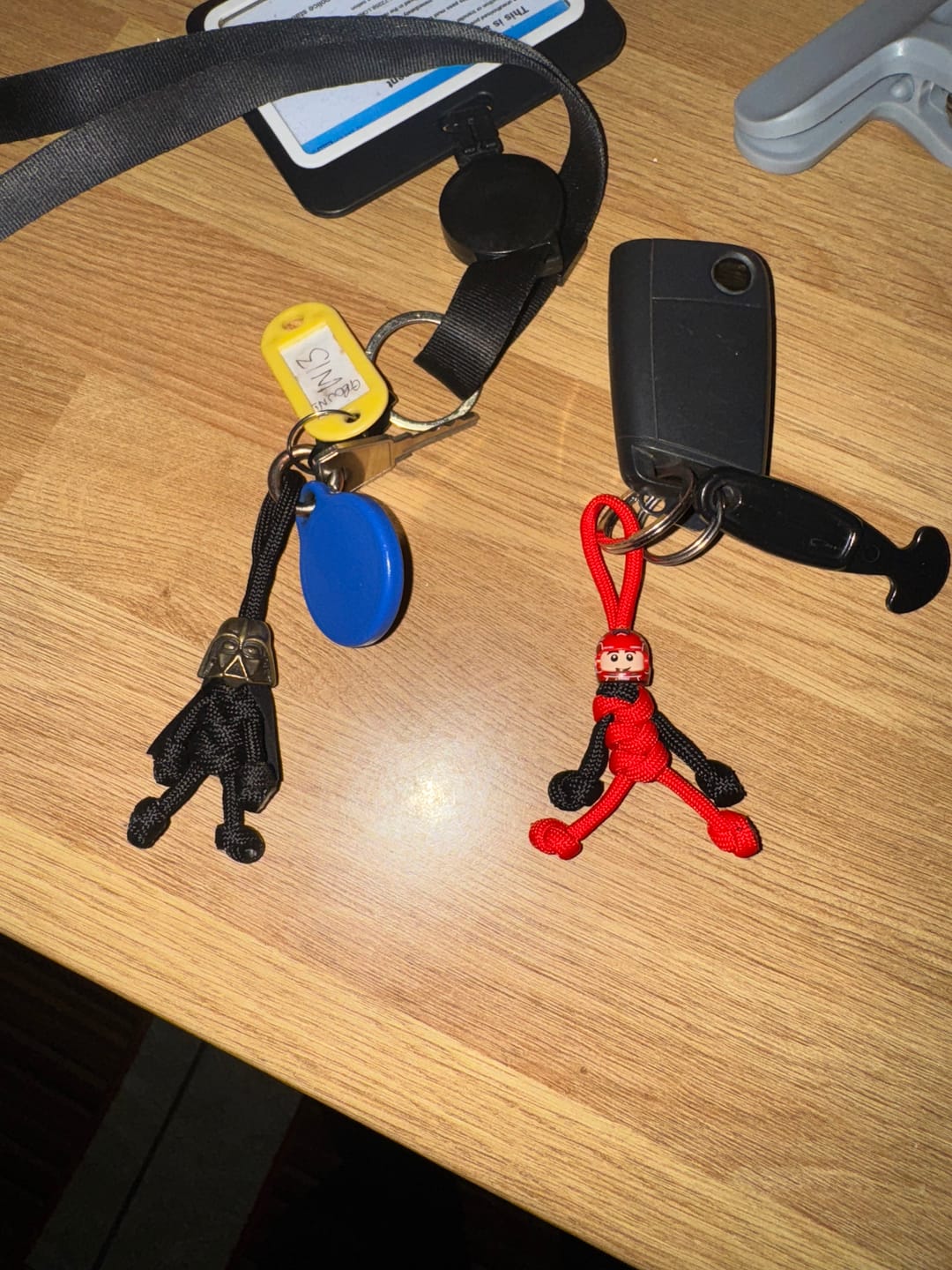 Customer photo review of Limited Edition Charles Lerclerc Racing Paracord Buddy Keychain