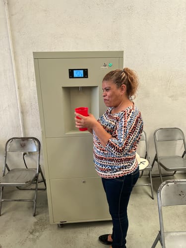 Customer photo review of NUBE SS120: Industrial Atmospheric Water Generator 30 gal./day (220V.)