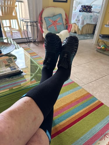 Customer photo review of Performance Eucalyptus Compression Socks