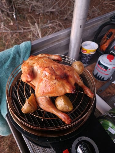 Customer photo review of COBB Fenced Roast Rack