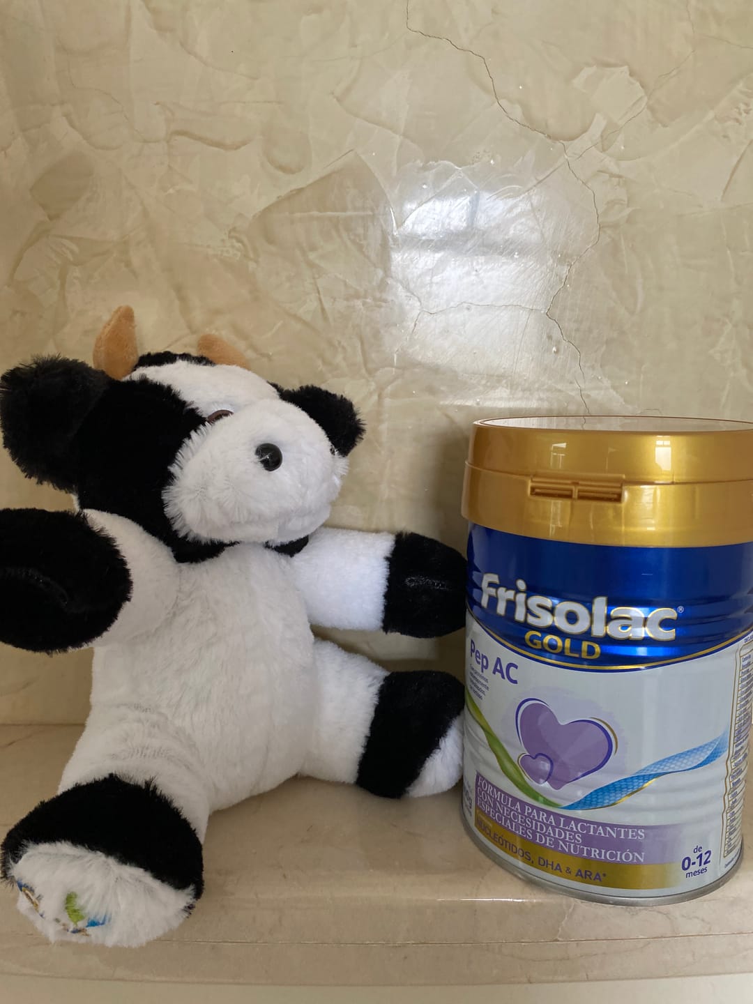 Customer photo review of Frisolac Gold Pep A C (0 A 12 Meses) Pack Con 800 Gr