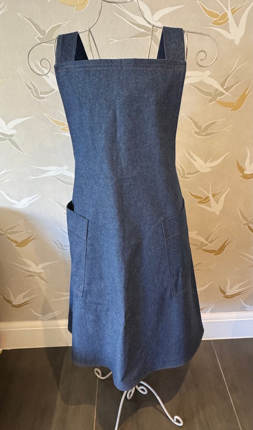 Customer photo review of 8oz Washed Denim Fabric