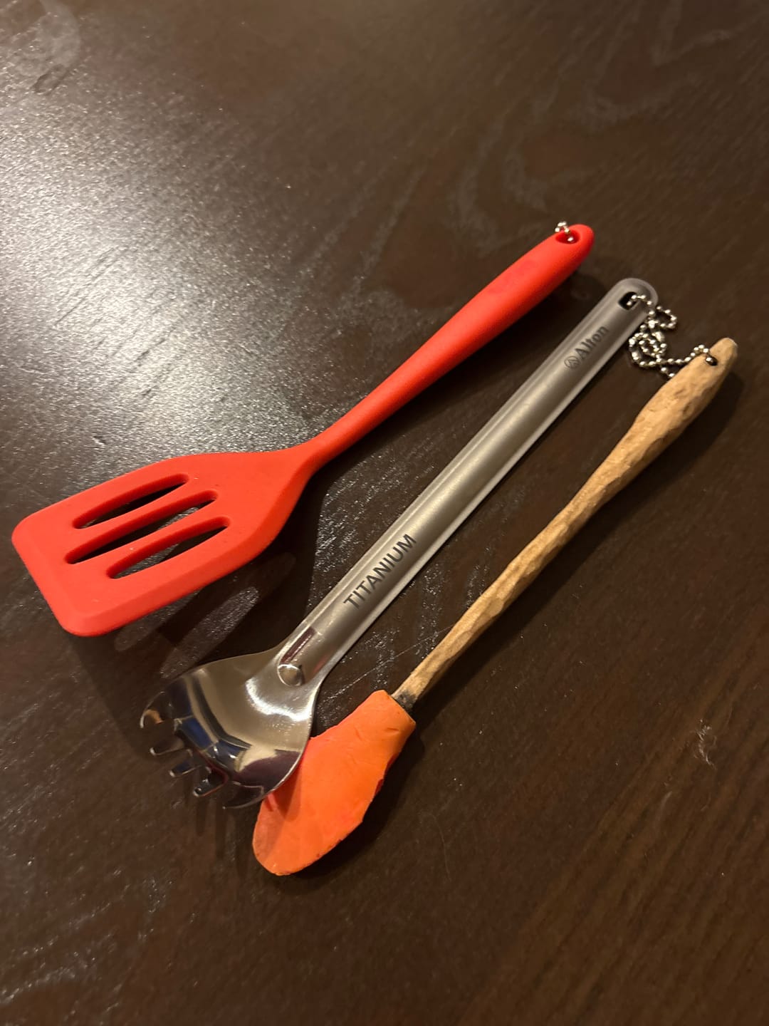 Customer photo review of Ultralight Titanium Cutlery