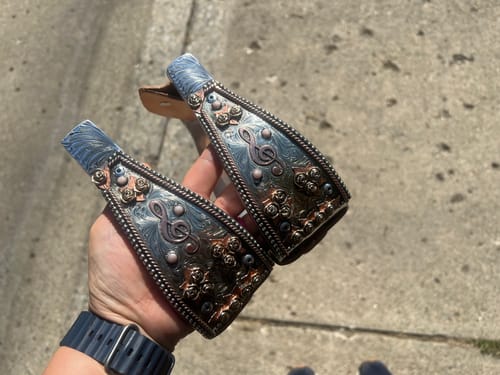 Customer photo review of Custom Stirrups Design