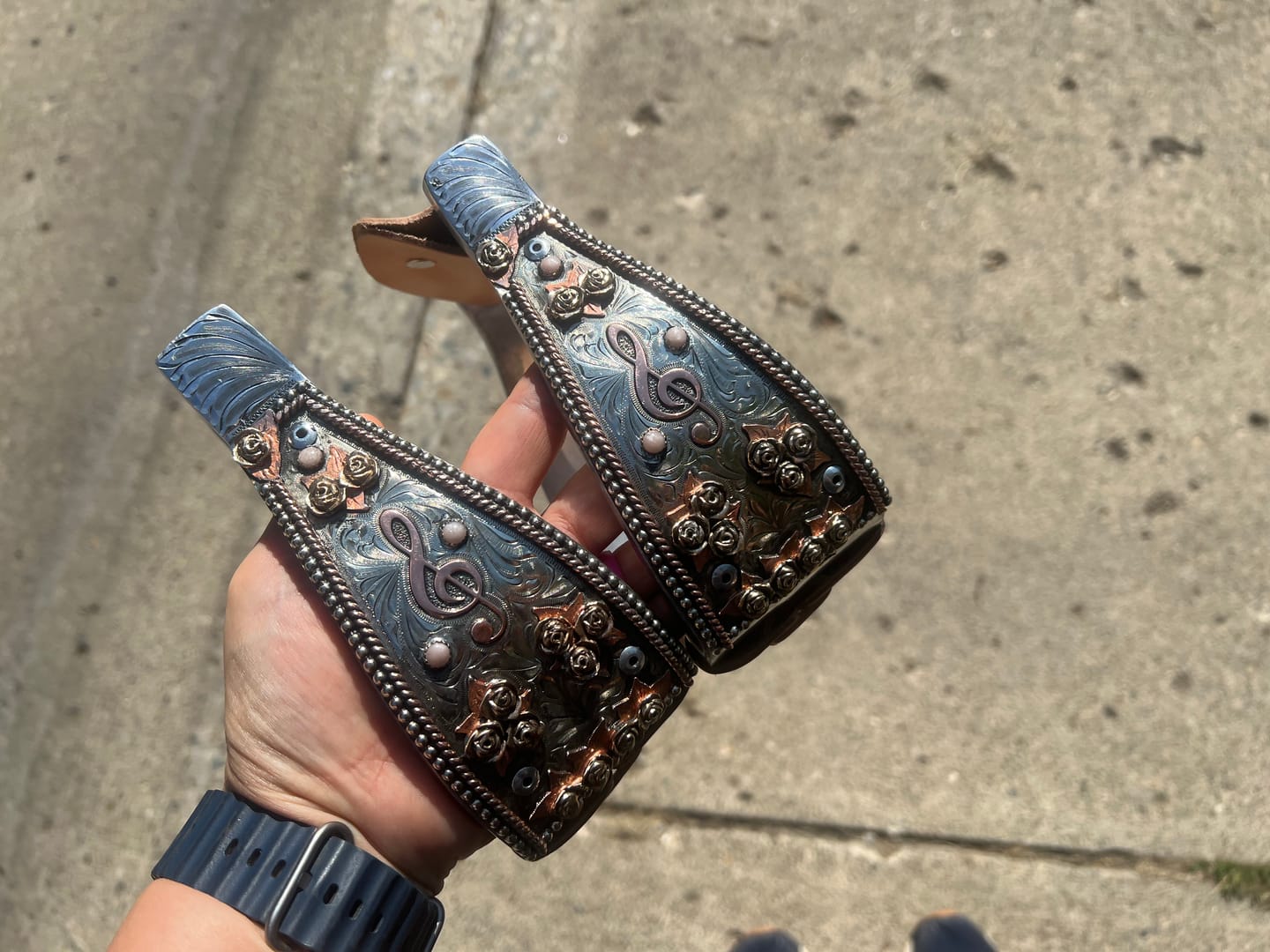 Customer photo review of Custom Stirrups Design