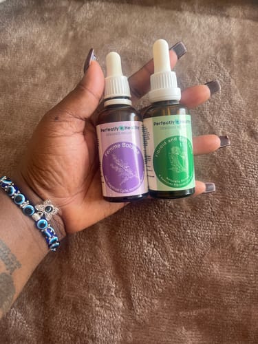 Customer photo review of Fibroid & Hormonal Balance Combo