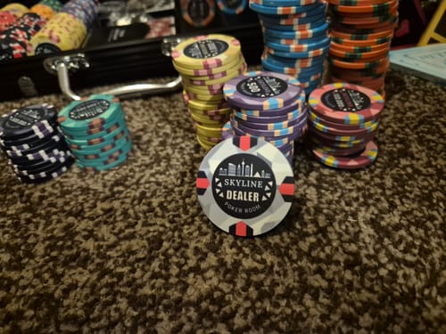 Customer photo review of Dealer Button Ceramic Skyline