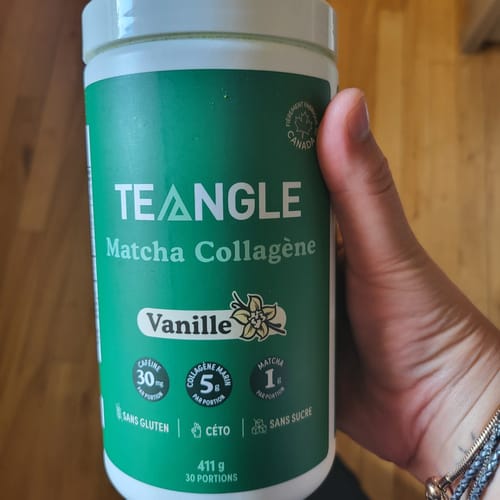 Customer photo review of Teangle - Matcha Collagène 333g - 411g