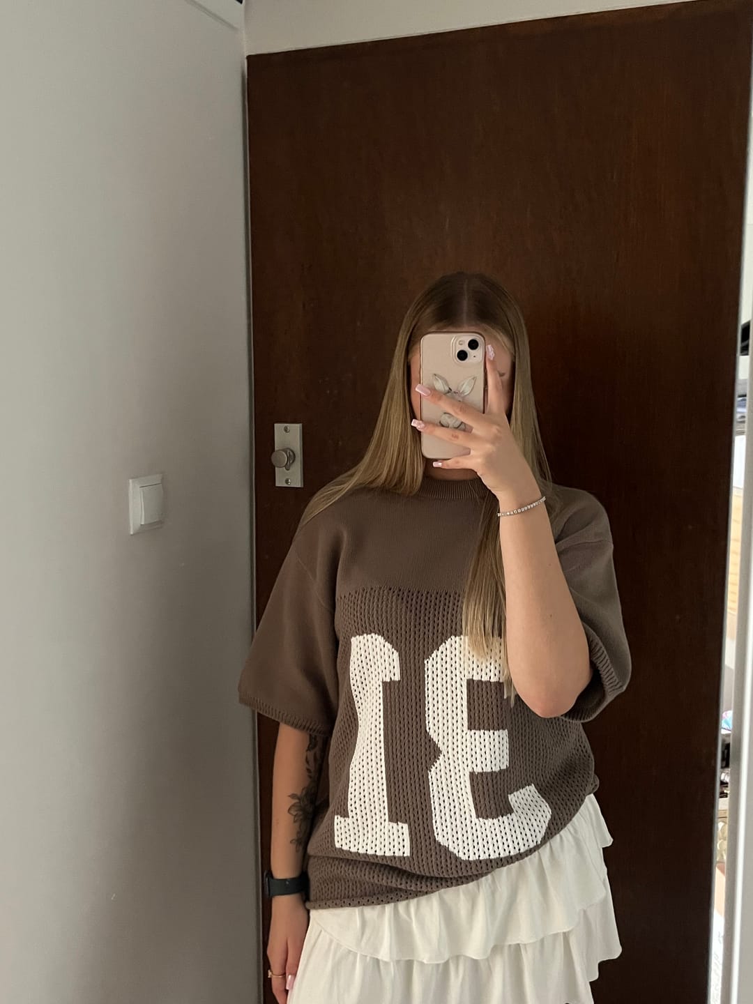 Customer photo review of KNIT JERSEY TAUPE