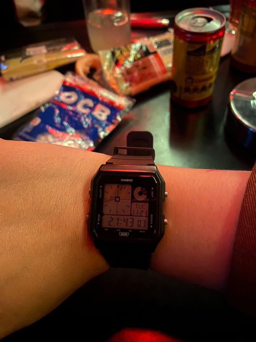 Customer photo review of Reloj Casio Vintage LF-20W-1ADF Twin-Graph Reissue Resina