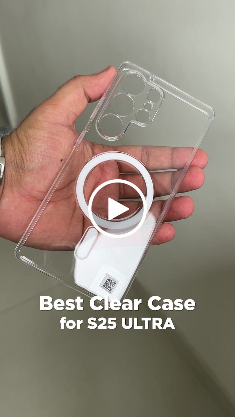 Customer video review of Samsung Galaxy MagSafe Crystal Clear Case – Anti-Yellow, Sleek, and Durable