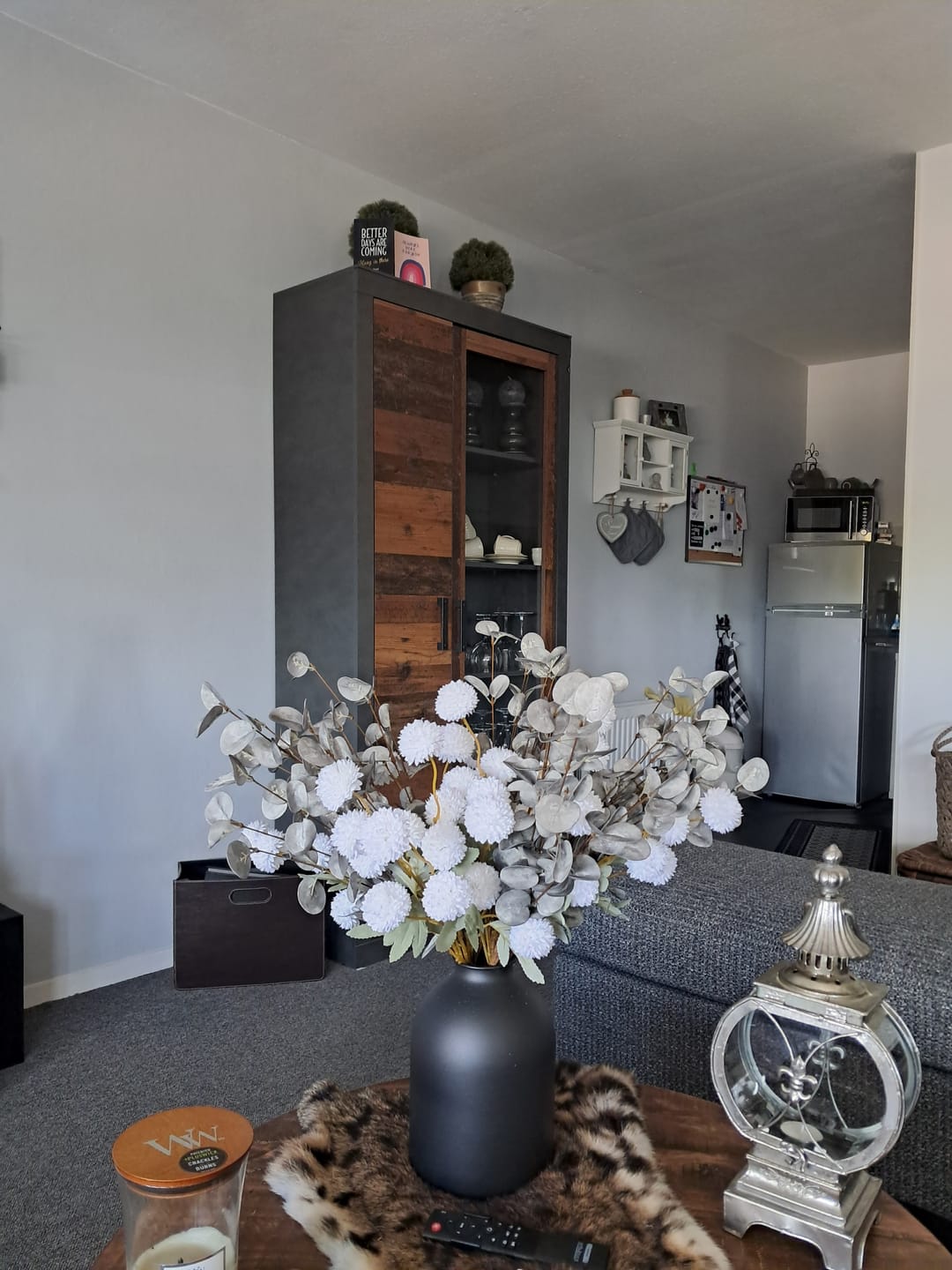 Customer photo review of Samengesteld boeket - Groen & Wit
