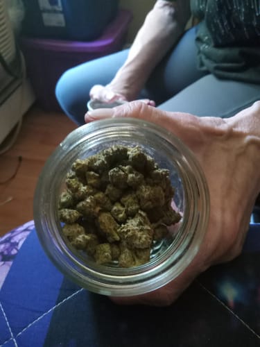 Customer photo review of LEMON DIESEL THC FLOWER THCa AAA Exotic Flower 14g 28g 33.9%