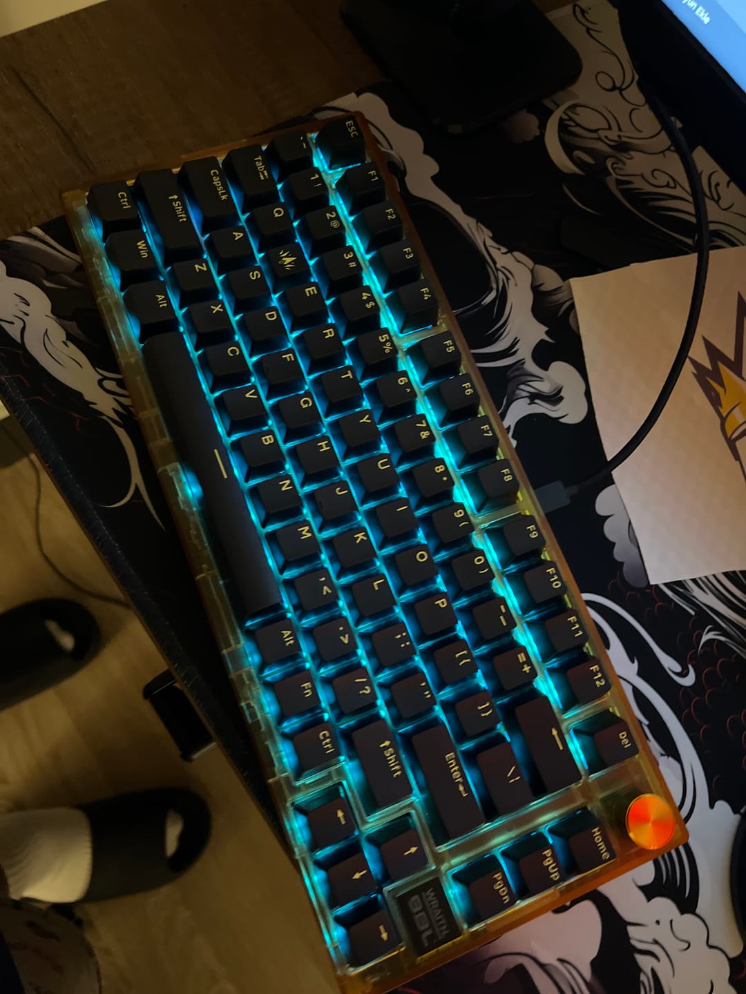Customer photo review of Wraith W75 V2 [BBL Edition] Klavye (Manyetik Switch / HE)